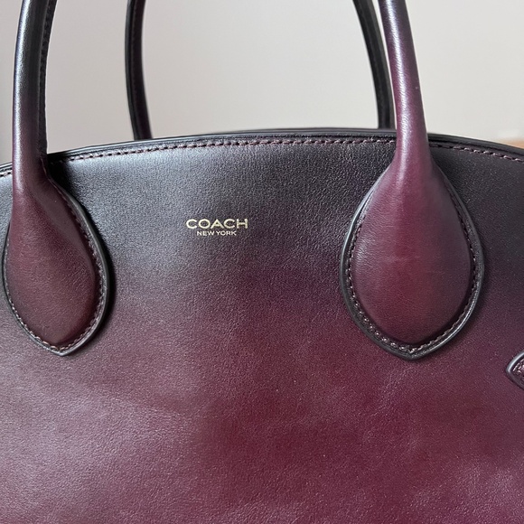 Coach Soft Empire Carryall Bag 40 In Merlot - Picture 4 of 14